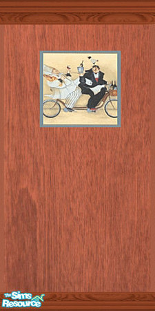 Sims 2 — Chef's Kitchen Wall 2 by lindakelly — Part of the Chef's Kitchen Collection.