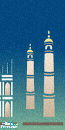 Sims 2 — am_asianstencil03 by Cruella — Asian themed wall-mural stencil.