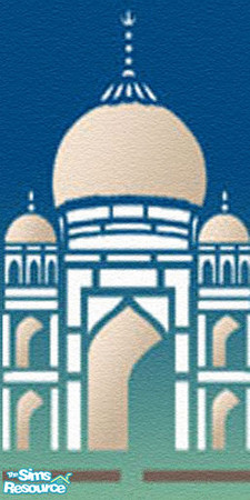 Sims 2 — am_asianstencil02 by Cruella — Asian themed wall-mural stencil.