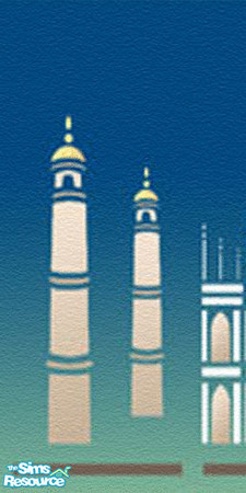 Sims 2 — am_asianstencil01 by Cruella — Asian themed wall-mural stencil.