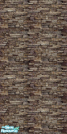 Sims 2 — Stacked Stone Santa Fe by Quiltreker — This is one of 6 Walls in the Stacked Stone Series. Please feel free to