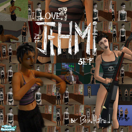 Sims 2 — i love JtHM by BlindHatred — This set honors the most adored and misunderstood of Jhonen Vasquez's comics,