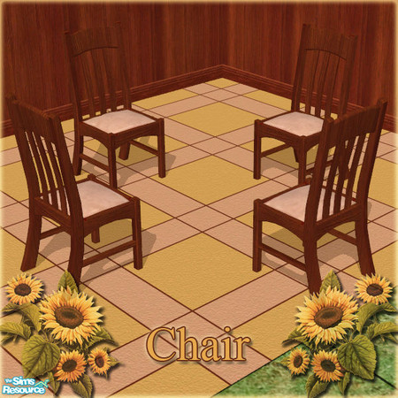Sims 2 — Sunflower Tuscany Chair by sww — hope you like it :) 
