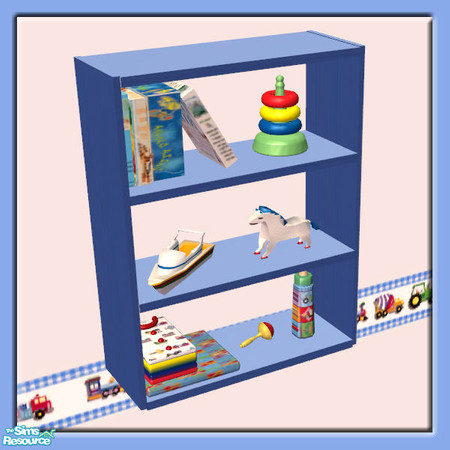 Sims 2 — Decorative Baby items on shelf  Trains P by cemre — Decorative Baby items on shelf from "Add on Items for