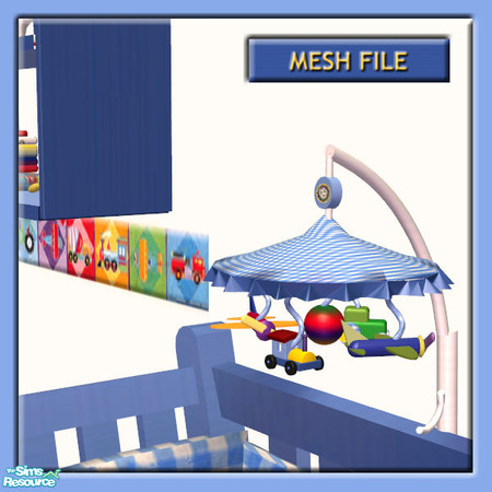 Sims 2 — Baby Mobile Trains Planes and Trucks Nur by cemre — New mesh...