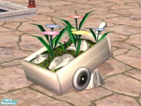 Sims 2 — Decorative Flower Carts - **NEW MESH** by LaLunaRossa72 — This is the file-mesh and it is required for the other