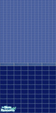 Sims 2 — The Blue Tile Collection 2 by Girl-from-mars — Cobolt Blue Tile, perfect for the Bathroom or Kitchen. Tiles may