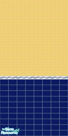 Sims 2 — The Blue Tile Collection 1 by Girl-from-mars — Blue and Yellow Tile. Perfect for the Bathroom. Tiles may look