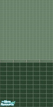 Sims 2 — The Green Tile Collection by Girl-from-mars — Green tile wall, perfect for the bathroom or kitchen. Tiles may