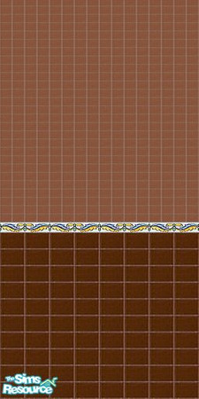 Sims 2 — The Orange Tile Collection 2 by Girl-from-mars — Orange tile wall, perfect for the kitchen and bathroom. Tiles