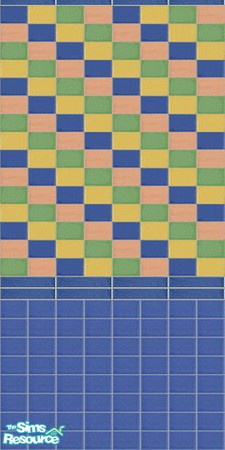 Sims 2 — The Multicolour Tile Collection 5 by Girl-from-mars — Multicolour tile wall, perfect for the kitchen and