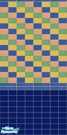 Sims 2 — The Multicolour Tile Collection by Girl-from-mars — Multicolour tile wall, perfect for the kitchen and bathroom.