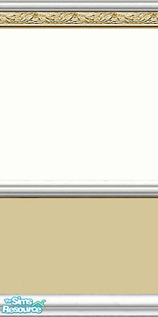 Sims 2 — Autumn Gold by Lorah — An attractive wall in gold.