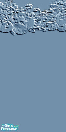 Sims 2 — Birds and Apples Sea by Lorah — Birds and apples note papered in sea blue.