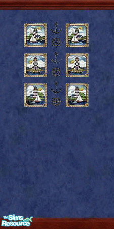 Sims 2 — LED Lighthouse Wall by ladyearthdancer — Part of the Lighthouse Set