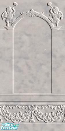Sims 2 — Marble Amoret Wall 2 by Royal_David — This is a new marble wall with stucco. 