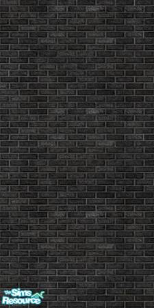Sims 2 — Brick Wall by tessnz — Plain