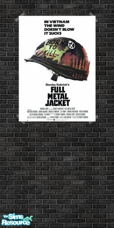 Sims 2 — MetalJacket by tessnz — Brick Wall