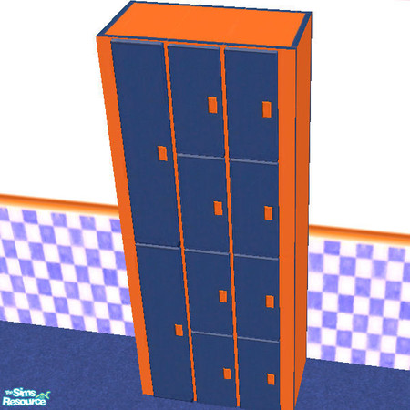 Sims 2 — Florida Gators Lockers by paulajedi — Florida Gators Dorm Room - Lockers