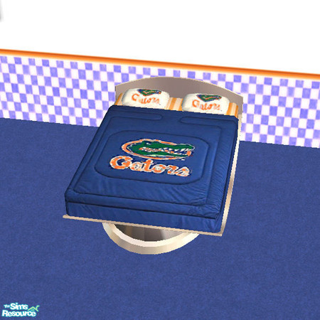 Sims 2 — Florida Gators Bedding by paulajedi — Florida Gators Dorm Room - Bedding