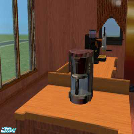 Sims 2 — Chef's Kitchen Coffee Pot by lindakelly — I hope you enjoy this, as much as I do.
