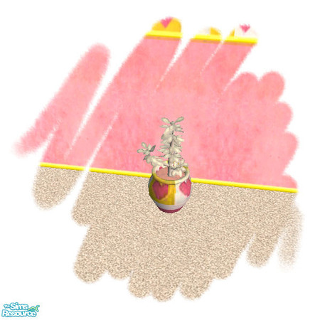 Sims 2 — Hearts Plant by paulajedi — Hearts Dorm Room - Plant