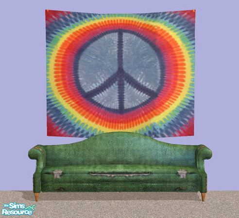 Sims 2 — Psychedelic Wall Tapestry #8 by oldmember_Belles — #8 of 9 of the set.