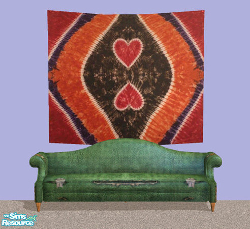 Sims 2 — Psychedelic Wall Tapestry #4 by oldmember_Belles — #4 of 9 of the set.