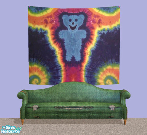 Sims 2 — Psychedelic Wall Tapestry #3 by oldmember_Belles — #3 of 9 of the set.