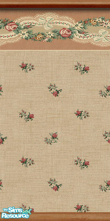 Sims 2 — am_bayrose01 by Cruella — Pretty bay rose wallpaper, use anywhere.