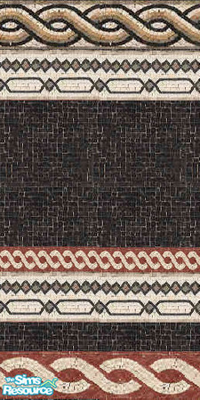 Sims 2 — Ancient mosaic wall 6 by Helena — -