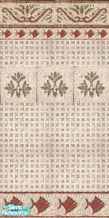 Sims 2 — Ancient mosaic wall 2 by Helena — -