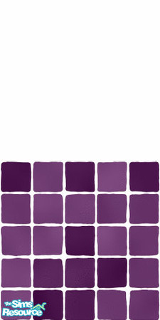 Sims 2 — MDP Plum Half White-Tile by MelandStv — There are 10 colourful walls in this set. They are part of my Colour