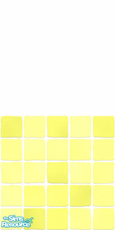Sims 2 — MDP Lemon Half White-Tile by MelandStv — There are 10 colourful walls in this set. They are part of my Colour