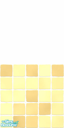 Sims 2 — MDP Golden Half White-Tile by MelandStv — There are 10 colourful walls in this set. They are part of my Colour