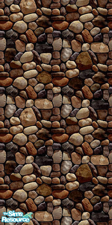 Sims 2 — River Rock Colorado by Quiltreker — This is one of 5 Walls in the River Rock Series. Please feel free to use