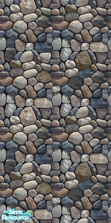 Sims 2 — River Rock Saginaw by Quiltreker — This is one of 5 Walls in the River Rock Series. Please feel free to use this