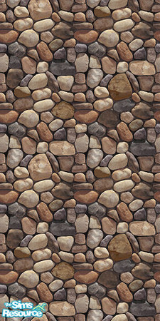 Sims 2 — River Rock Yakima by Quiltreker — This is one of 5 Walls in the River Rock Series. Please feel free to use this