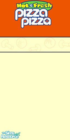 Sims 2 — PizzaPizza by faceless_angel — Do you like to eat at Pizza Pizza, well now your sims can eat there too.