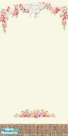 Sims 2 — rose bow by The_Unicorn — -