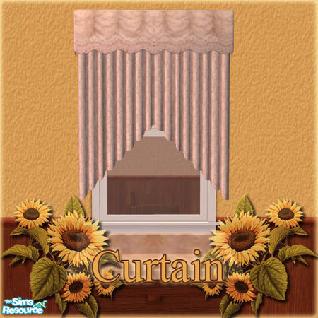 Sims 2 — Sunflower Tuscany Curtain by sww — hope you like it :) 
