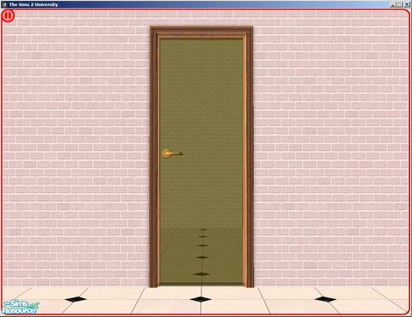 Sims 2 — Glass Doors - Light Wood, Yellow Glass by dddrake — Glass Doors - Light Wood, Yellow Glass --Set-- Glass Doors