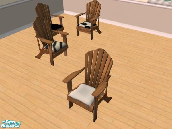 Sims 2 — Outside Chair - White by oldmember_Kylecoolstuff2 — This is a wonder White chair for outside use.