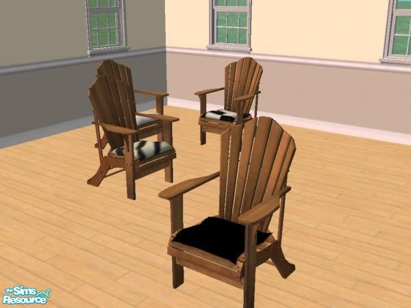 Sims 2 — Outside Chair - Black by oldmember_Kylecoolstuff2 — This is a wonder Black chair for outside use.