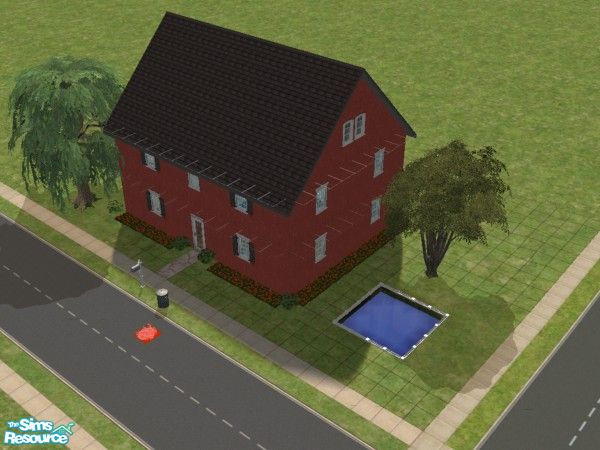 Sims 2 — 65 Sim Lane by bellydancer — I really like how this house turned out. There's room for everyone: mom, dad, kids,