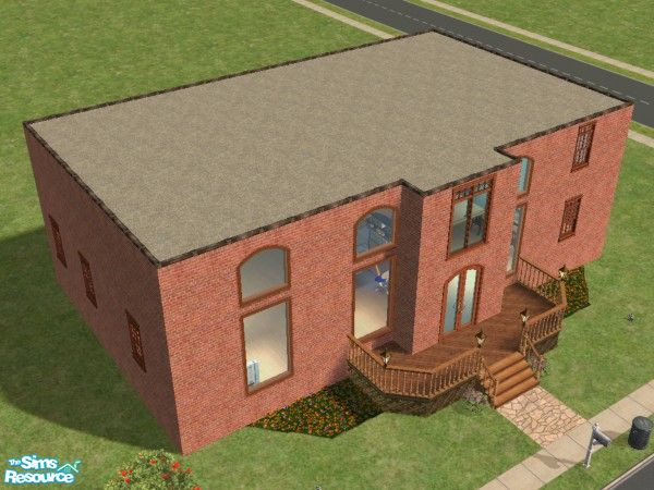 Sims 2 — Industrial Conversion by David_C — This former Factory unit has been converted into a ultra moddern and open