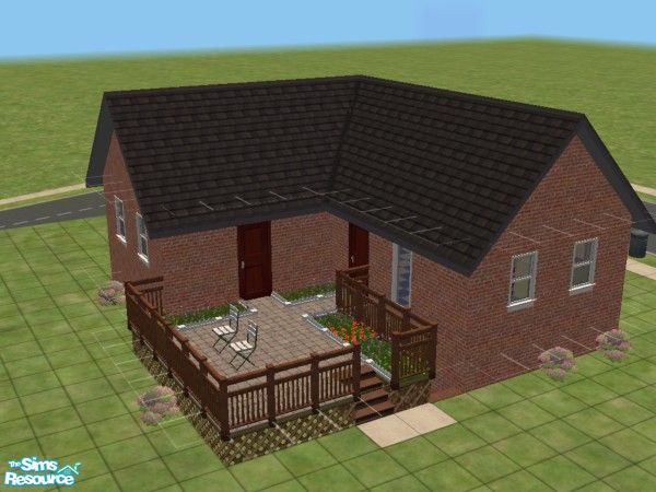 Sims 2 — Starter no 007 by DiabloII — Fam newbys home and it comes whid full walled basement