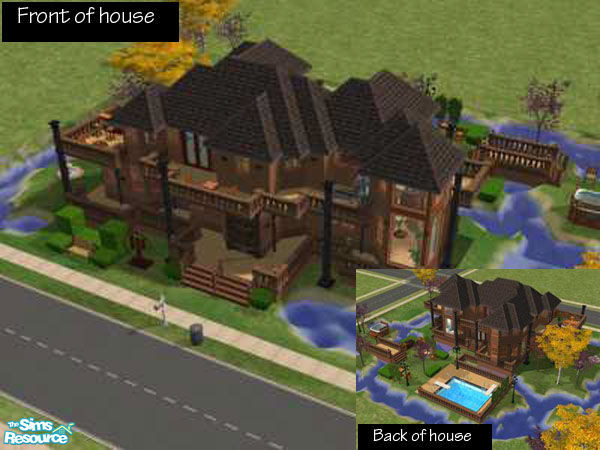 Sims 2 — Madison House by RubyStar — *Though it only has one bedroom, Madison House has enough space to extend for a