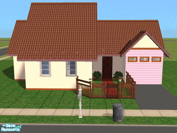 Sims 2 — 40 My First Home rd by lorettamouse — This house is perfect for a family for... non-cheaters Sims to start with.
