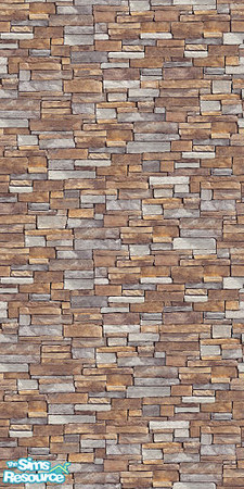 Sims 2 — Mountain Ledge Shasta by Quiltreker — This is one of 6 Walls in the Mountain Ledge Series. Please feel free to